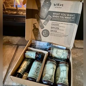 NEW Wen 7pc Six Thirteen Ultra Cleansing Chaz Dean Sweet Almond Root lift